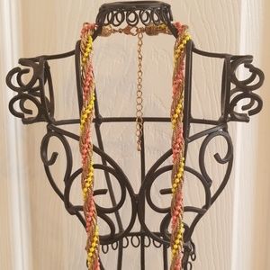 Necklace - Rose Gold, Yellow, Pink